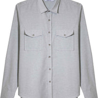 Camisa Tecido Ecologico Masculina - Cinza