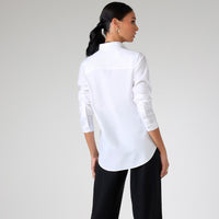 Camisa Oxford Feminina - Branco