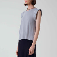 Regata Muscle Viscose - Cinza Claro