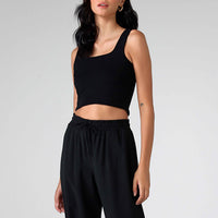 Top Malha Estruturada - Preto