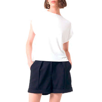 Blusa Viscose Manga curta - Off White