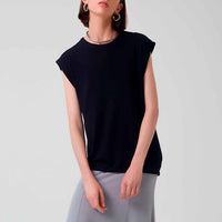 Blusa Viscose com Detalhe Costas - Preto