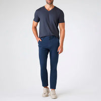 Calça Chino Sarja Masculina - Azul Marinho