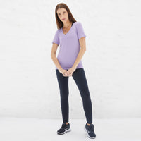 Tech T-Shirt Modal V Premium Feminina | Basico.com - Lilás