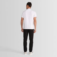 Polo Pima Masculina - Branco