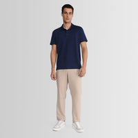 Polo Pima Masculina - Azul Marinho