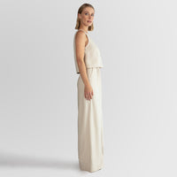 Regata Linho com Viscose Feminina - Bege