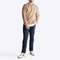 Blusa Moletom Felpa Masculina - Bege Pastel