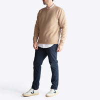 Blusa Moletom Felpa Masculina - Bege Pastel