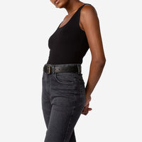 Regata Cotton Pima Feminina | Life Collection - Preto