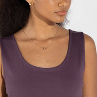 Regata Cotton Pima Feminina | Life Collection - Roxo Ameixa