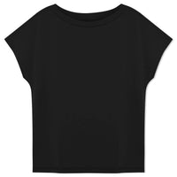 Camiseta Pima Manga Japonesa Feminina | Life Collection - Preto