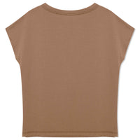 Camiseta Pima Manga Japonesa Feminina | Life Collection - Bege Pastel