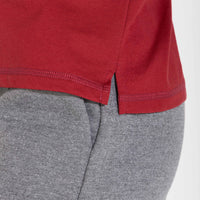 Camiseta Pima Manga Japonesa Feminina | Life Collection - Vermelho Escarlate