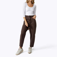 Blusa Cotton Pima Manga 3/4 Feminina - Branco