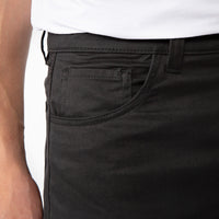 Bermuda Five Pockets Algodão Egípcio - Preto