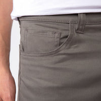 Bermuda Five Pockets Algodão Egípcio - Cinza