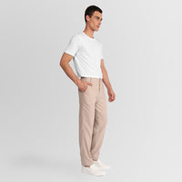 Calça Linho Alfaiataria Masculina - Bege Natural