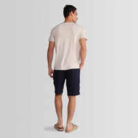 Camiseta com Bolso Masculina - Bege