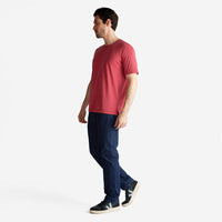 Camiseta Estonada Masculina - Marsala
