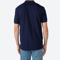 Polo Piquet Pima Masculina - Azul Marinho