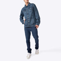 Jaqueta Jeans Masculina - Azul Jeans Médio