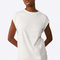 Camiseta Malha Linho Feminina - Off White