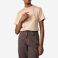Camiseta Pima Recortes Feminina | Life Collection - Bege Camel