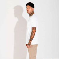 Camiseta Pima Bolso Masculina - Branco