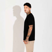 Camiseta Pima Bolso Masculina - Preto