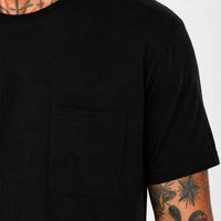 Camiseta Pima Bolso Masculina - Preto
