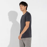 Camiseta Pima Bolso Masculina | Life Collection - Cinza Escuro