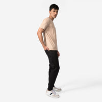 Camiseta Pima Bolso Masculina | Life Collection - Bege Camel