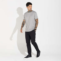 Camiseta Pima Bolso Masculina | Life Collection - Cinza Titânio
