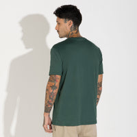 Camiseta Pima Bolso Masculina | Life Collection - Verde Pinho