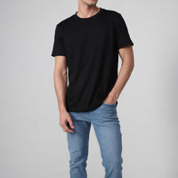 Camiseta Pima Punho Masculina | Life Collection - Preto