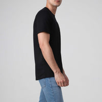 Camiseta Pima Punho Masculina | Life Collection - Preto