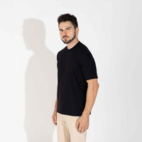 Camiseta Pima Punho Masculina | Life Collection - Preto