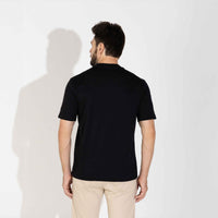 Camiseta Pima Punho Masculina | Life Collection - Preto