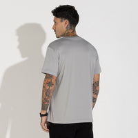 Camiseta Pima Punho Masculina | Life Collection - Cinza Titânio