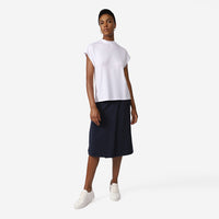 Blusa Modal Gota Costas Feminina - Branco