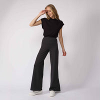 Blusa Modal Gota Costas Feminina - Preto