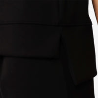 Blusa Malha Estruturada Decote Canoa Feminina - Preto