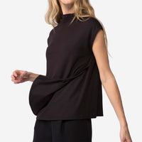 Blusa Modal Transpasse Feminina | Travel Collection - Preto