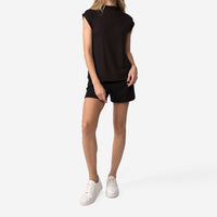 Blusa Modal Transpasse Feminina | Travel Collection - Preto