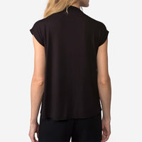 Blusa Modal Transpasse Feminina | Travel Collection - Preto