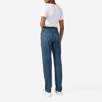 Calça Jeans Reta Feminina - Azul Jeans Médio