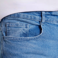 Calça Jeans Slim Masculina - Azul Jeans Claro