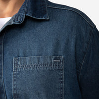 Camisa Jeans Unissex - Azul Jeans Médio