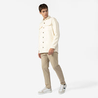Jaqueta Sarja Flanelada Masculina - Creme